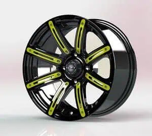 MadJax® Yellow Wheel Inserts for 14x7 Illusion Wheel
