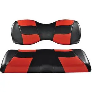 MadJax® Deluxe Riptide Black/Red Two-Tone Genesis 250/300 Seat Cushions