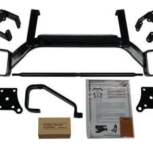 Lift kit for EZGO TXT/PDS golf carts with 6-inch drop axle for improved clearance.