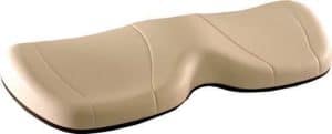 Beige seat backrest cushion for Club Car Precedent golf carts (2004-up).