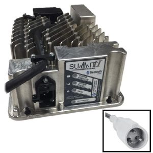 High-performance Summit Series II 650W battery charger for Club Car golf carts. Compatible with 36/4.