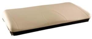 Beige seat bottom cushion for Club Car Precedent golf cart (2004 and up).