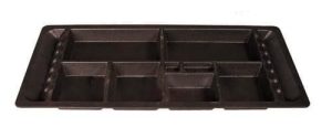 Durable 10-Compartment Under Seat Tray for Club Car DS Golf Carts.