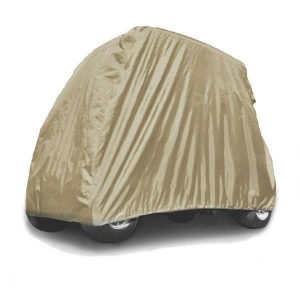 Cart cover for 54-inch top Red Dot golf cart protection.