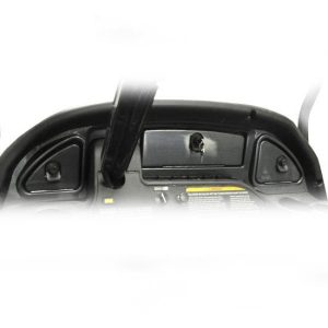 Carbon fiber dash panel for Club Car Precedent golf carts (2004-2008).
