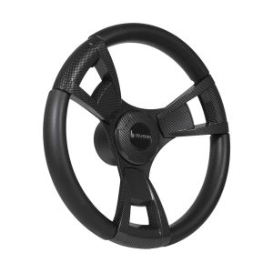 Black/Carbon Fiber Club Car DS Steering Wheel.