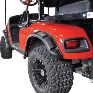 Fender flares for EZGO TXT GTW® golf carts (1996-2013) with durable protection and custom fit.