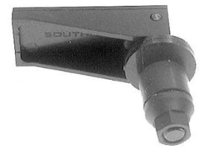 Hinged windshield latch designed for universal fit on carts and vehicles. Durable and easy to instal.