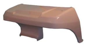 Beige front cowl for 1982-93 Club Car DS golf cart, custom replacement part.