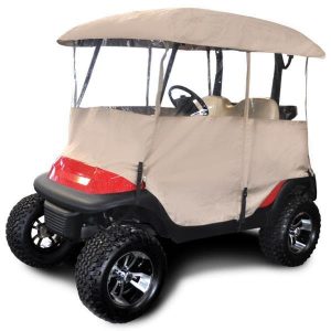 Enclosure for Red Dot 54 Inch Top Cart with soft cover and canopy. Perfect for golf carts and custom.