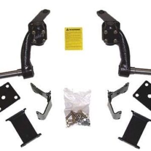 E-Z-GO Workhorse 1200 lift kit with spindles and hardware for golf carts.