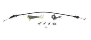 Club Car FE350 gas golf cart governor cable with mounting hardware.
