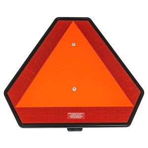 Reflective Slow Moving Vehicle Triangle for safety signage.