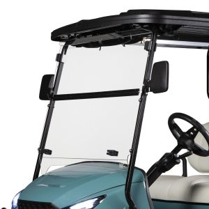 High-quality EZGO TXT golf cart windshield with 1" strut for Storm Body 14-Up models. Perfect for pr.
