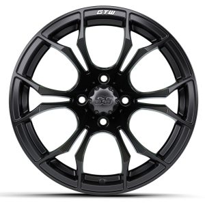 Alternative view of 15″ GTW® Spyder Matte Black Wheel