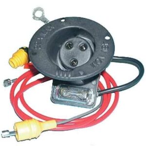 Receptacle and fuse kit for 48-volt Club Car golf carts, compatible with models from 1995 and up.