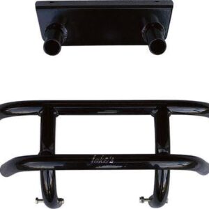 Black front bumper for 1981 and newer Club Car DS golf carts.