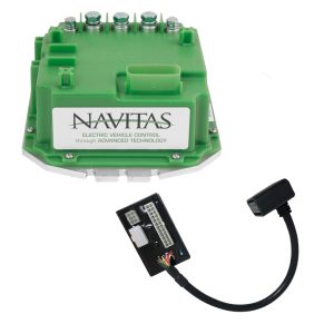 Navitas 48V electric vehicle controller for EZGO MPT-Workhorse golf carts.