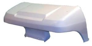White front cowl for Club Car DS golf cart (1982-1992).