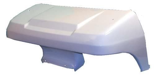 White front cowl for Club Car DS golf cart (1982-1992).