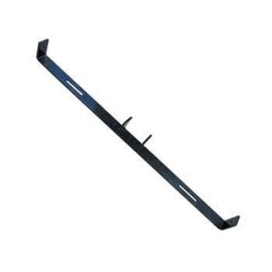 Universal seat belt bracket for custom carts, durable steel construction.