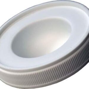 Universal fit rattle-roof cap for sand and seed bottles, durable plastic design.