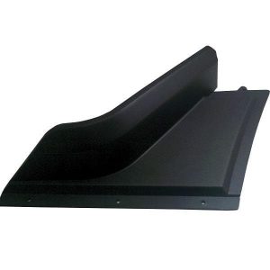 Fender flare for Star EV passenger side, fits Sport 2+2/4+2 models. Durable black plastic with hardw.