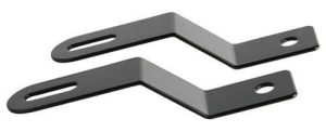 Pair of Club Car Precedent mirror mounting brackets for golf carts.
