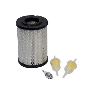 Air filter replacement for Club Car DS golf carts (1984-1991) with tune-up kit components.