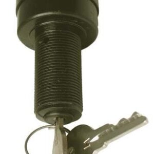 Key switch with key for Club Car DS and Precedent golf carts (1996-2002).