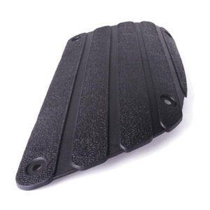 Replacement scuff guard for EZGO TXT passenger golf carts (1996-2013). Durable black rubber with tex.