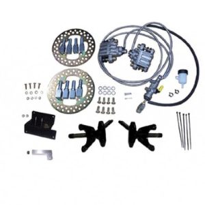 High-performance brake upgrade kit for Club Car Precedent golf carts.