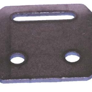 Hinge plate for Club Car DS golf cart seats (1981-1993). Durable replacement part for seat hinge rep.