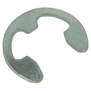 Retaining ring for brake cables, fits select models, durable metal construction.