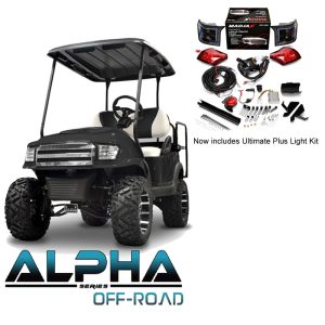 Custom off-road body kit and light kit for Club Car Precedent, Onward, Tempo models.