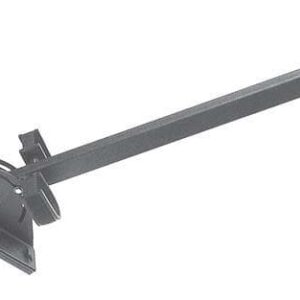 Floor mount gun rack for safe and organized firearm storage in commercial or industrial settings.