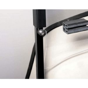 EZGO Freedom TXT T48 Red Dot Folding Windshield for golf carts.