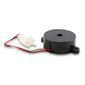Reverse alarm for Star EV Sirius and Capella golf carts. Compact, reliable safety device with wiring.