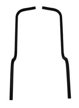 Rear roof support frame for Club Car DS golf carts (1982-2000.5). Durable aluminum construction.