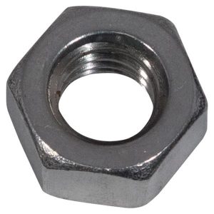 Stainless steel hex nut for Club Car DS golf carts, years 2006 and up.