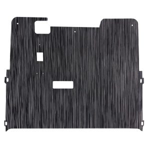 Black Chilewich Ribweave Floor Mat for EZGO TXT golf carts.