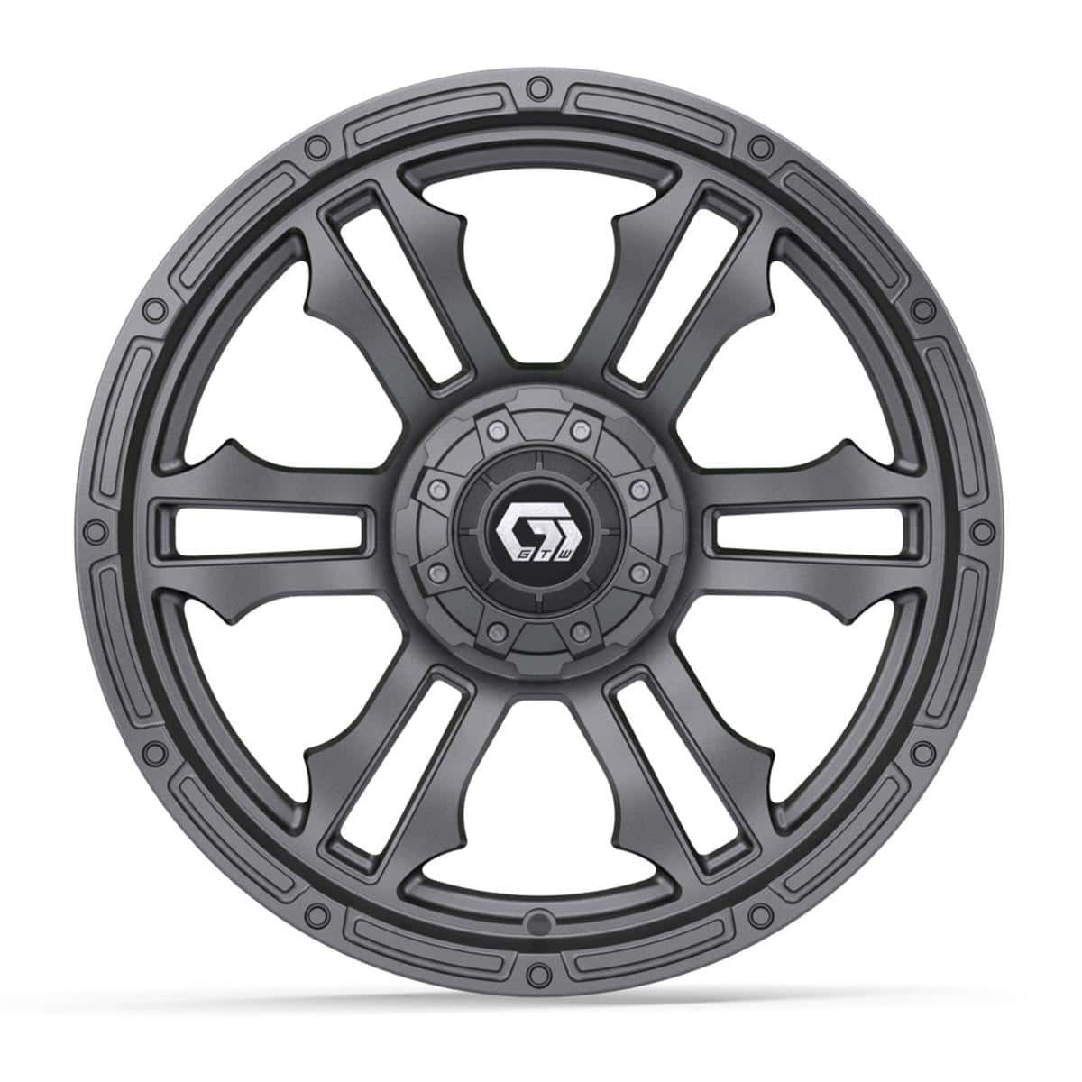 Alternative view of 15″ GTW® Shogun Gloss Gunmetal Wheel