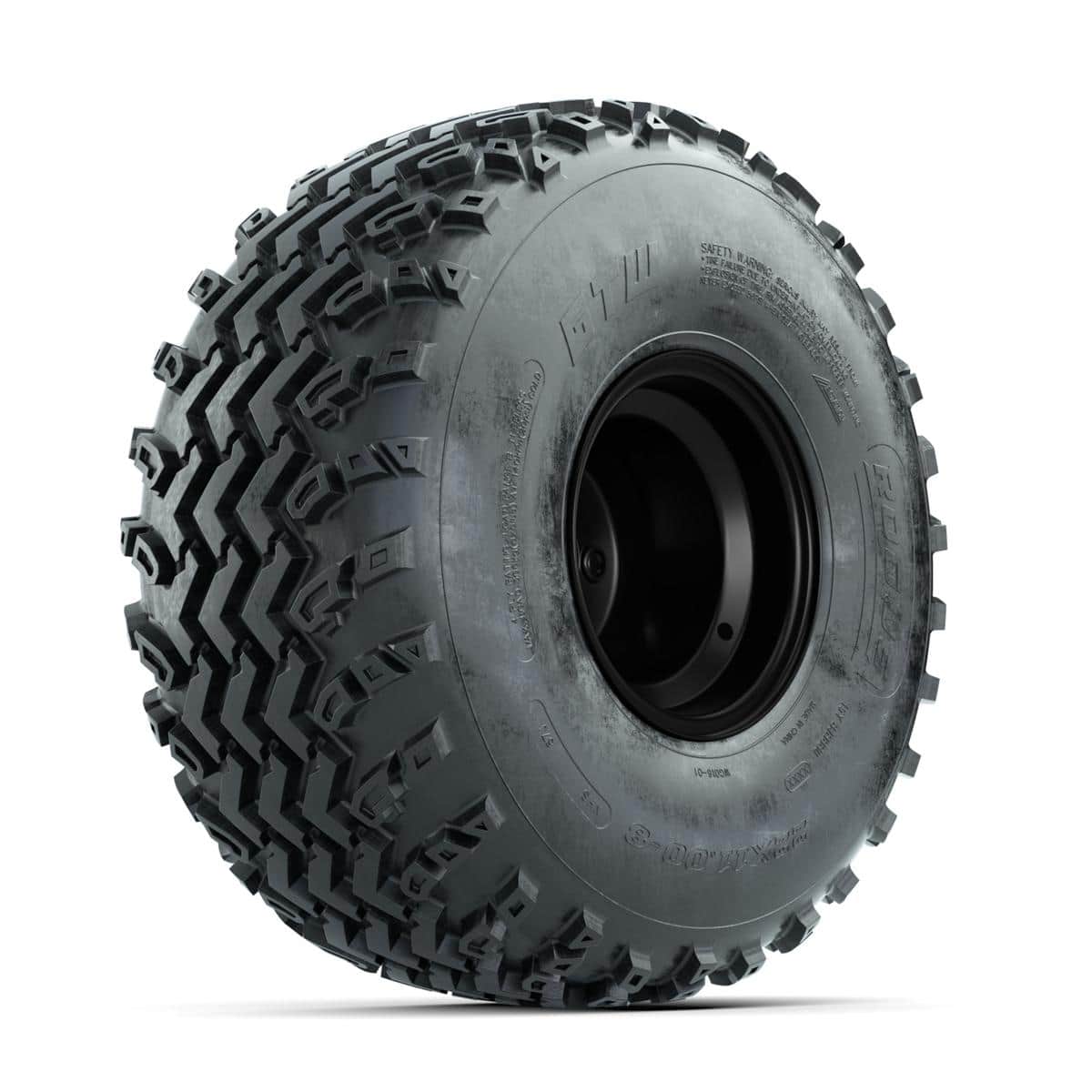 Off-road tire for GTW Steel Matte Black 8-inch wheels, durable and rugged.