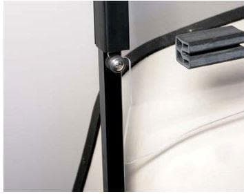 EZGO Freedom TXT-T48 impact-resistant bolt-on folding windshield for golf carts.