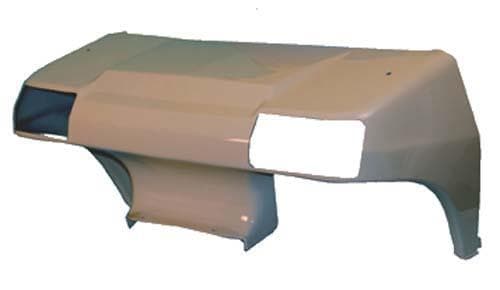 Beige Club Car DS front cowl with headlight cut outs for 1982-up models.
