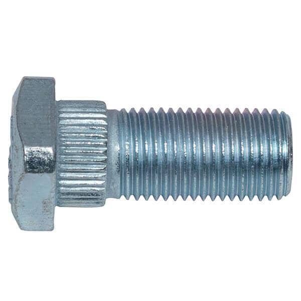 Heavy-duty EZGO lug bolt for golf carts and utility vehicles, durable steel construction.