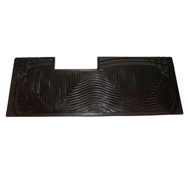 Durable black floor mat for Club Car Precedent golf carts, years 2004 and up.