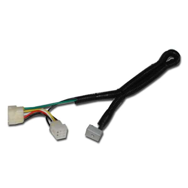 Harness for Club Car Precedent gas golf cart with bucket seat. Easy installation for enhanced safety.