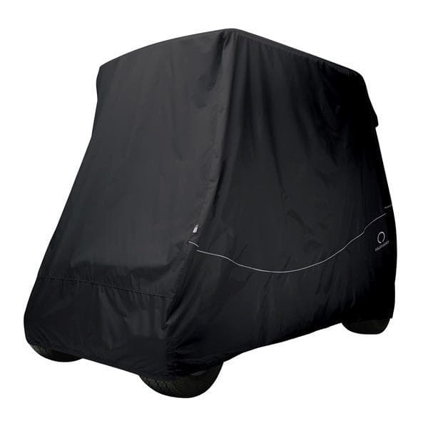 Heavy-Duty Storage Cover for Classic Accessories 2-Passenger Cart, Weatherproof and durable.
