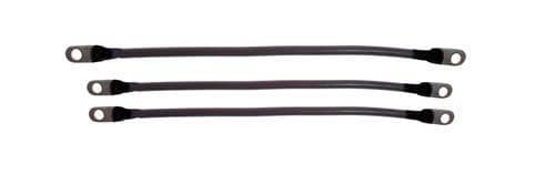 Battery cable set for Yamaha G29-Drive golf carts, 6-gauge wiring for reliable power connection.